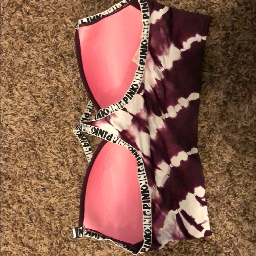 Pink bra